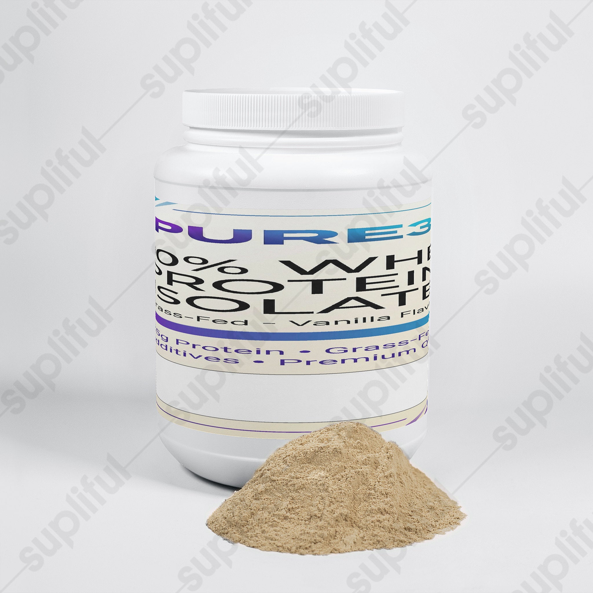 Pure3 100% Whey Protein Isolate (Vanilla)