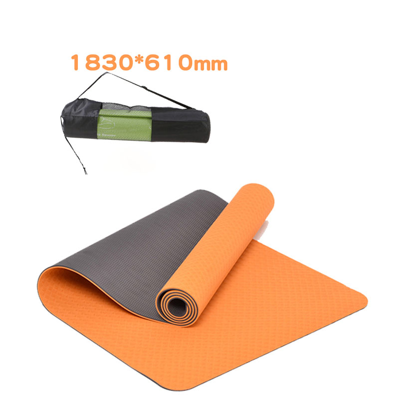 Esterilla Yoga Antideslizante TPE 6mm - Doble Color Premium