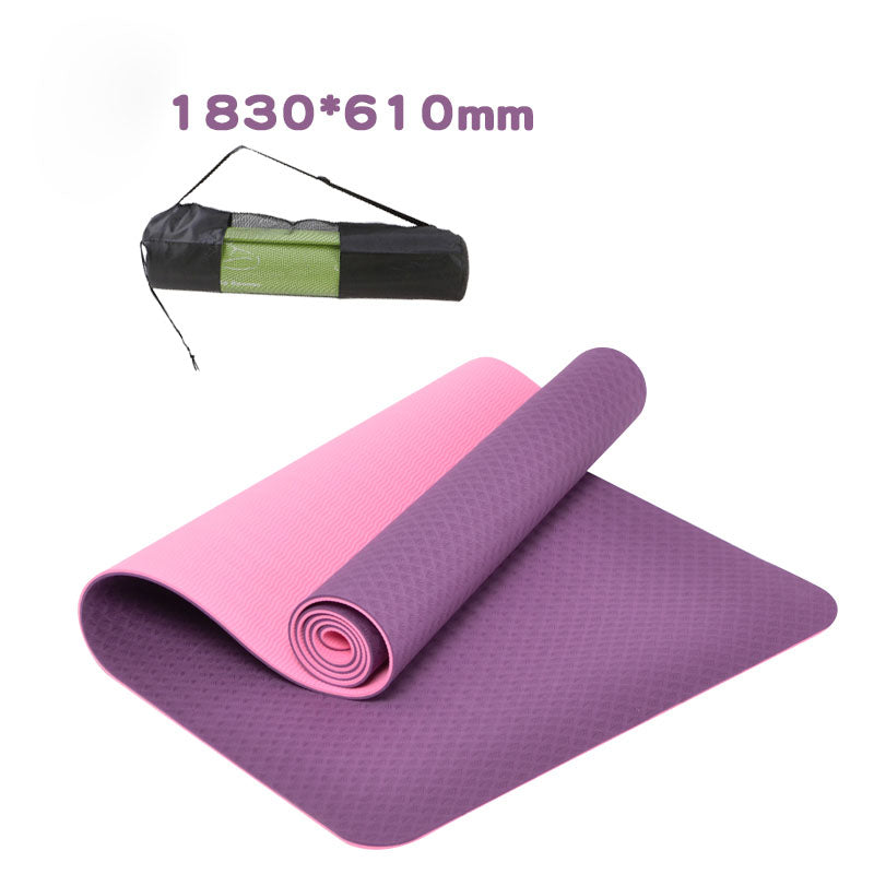 Esterilla Yoga Antideslizante TPE 6mm - Doble Color Premium