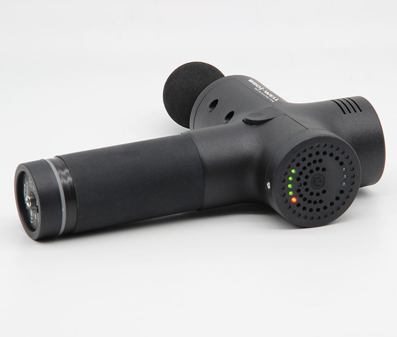 Pistola Masaje Muscular Profesional 4 Cabezales - Tejido Profundo