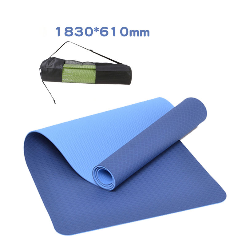 Esterilla Yoga Antideslizante TPE 6mm - Doble Color Premium