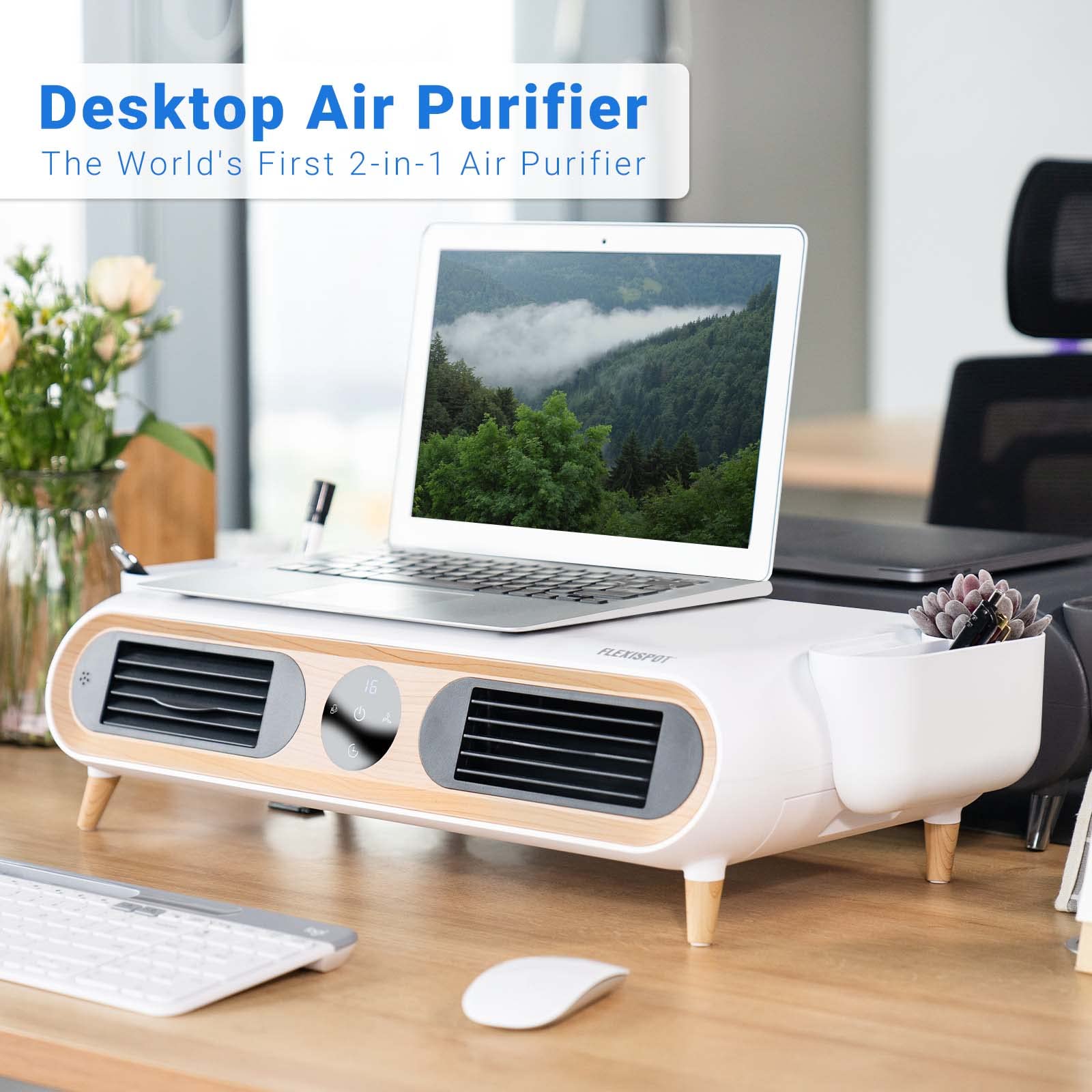 Purificador Aire Personal USB - en uso